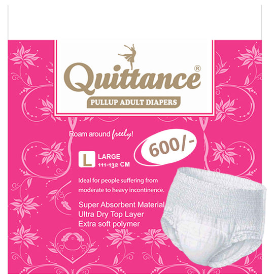 Quittance Pull Up Adult Diapers Large