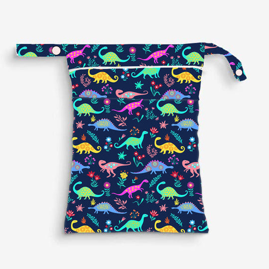 Quittance Reusable Dinosaur Printed Wet Bag