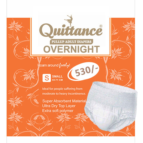Quittance Unisex Overnight Pant Style Pull Up Adult Diaper