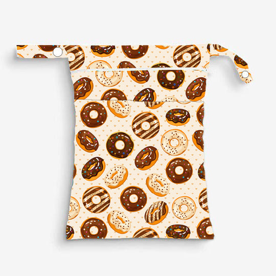 Quittance Reusable Donut Printed Wet Bag