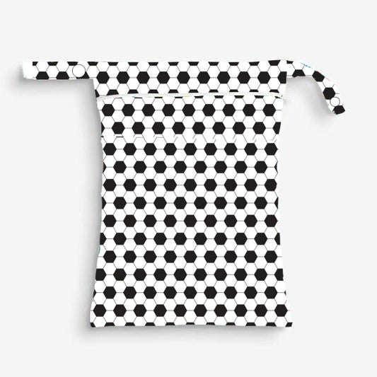 Quittance Reusable Football Printed Wet Bags