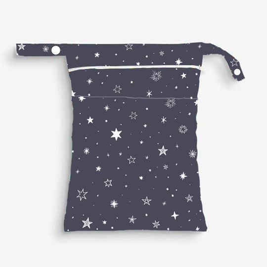 Quittance Reusable Night Starts Printed Wet Bag