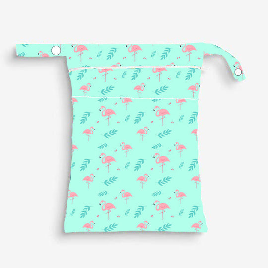 Quittance Reusable Swan Printed Wet Bag