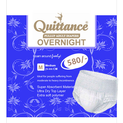 Quittance Unisex Overnight Pant Style Pull Up Adult Diaper
