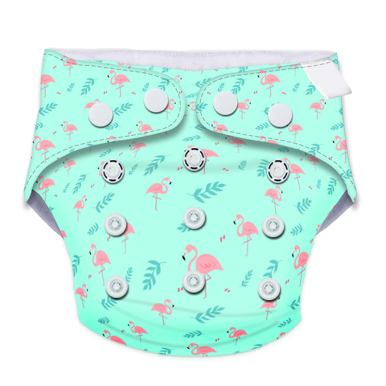 Quittance Swan Printed Reusable Baby Diaper