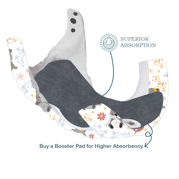 Quittance Bunny Printed Reusable Baby Diaper