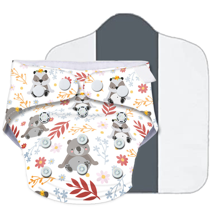 Quittance Bunny Printed Reusable Baby Diaper