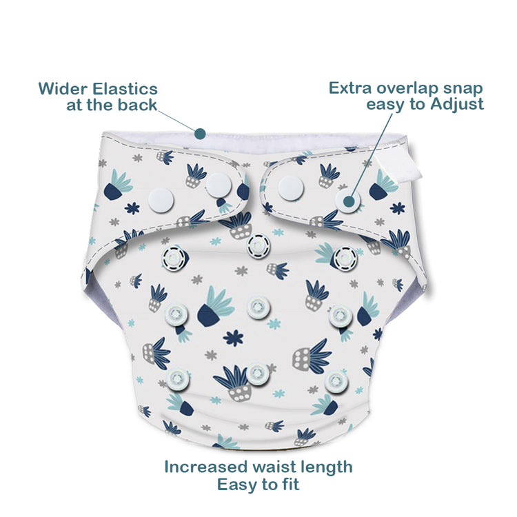 Quittance Cactus Printed Reusable Baby Diaper