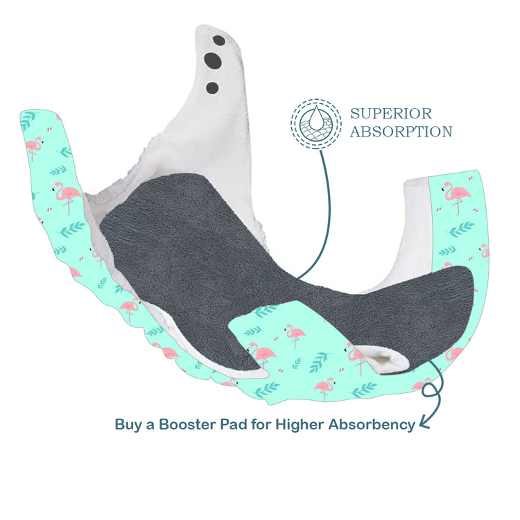 Quittance Swan Printed Reusable Baby Diaper