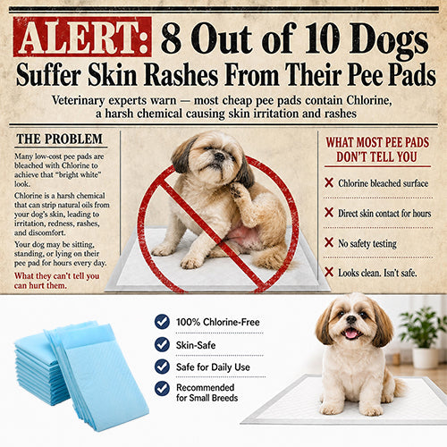 Quittance Dog Pee Training Pad 60cm x 90cm - 50 gram | Super Absorbent, Leak-Proof & Quick-Dry Pet Training Pads for Puppies, Dogs & Senior Pets