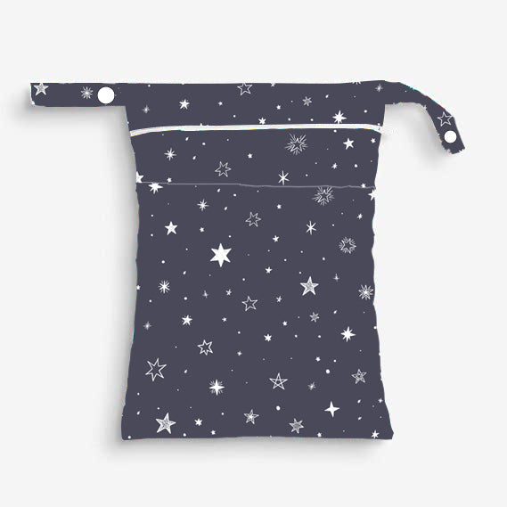 Quittance Reusable Night Starts Printed Wet Bag